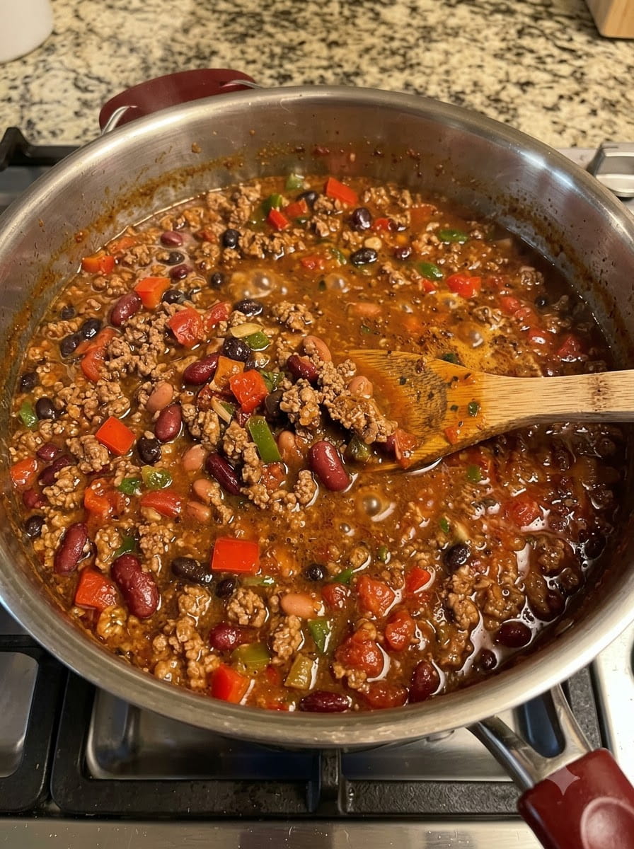 Homemade Mexican Beef Chili