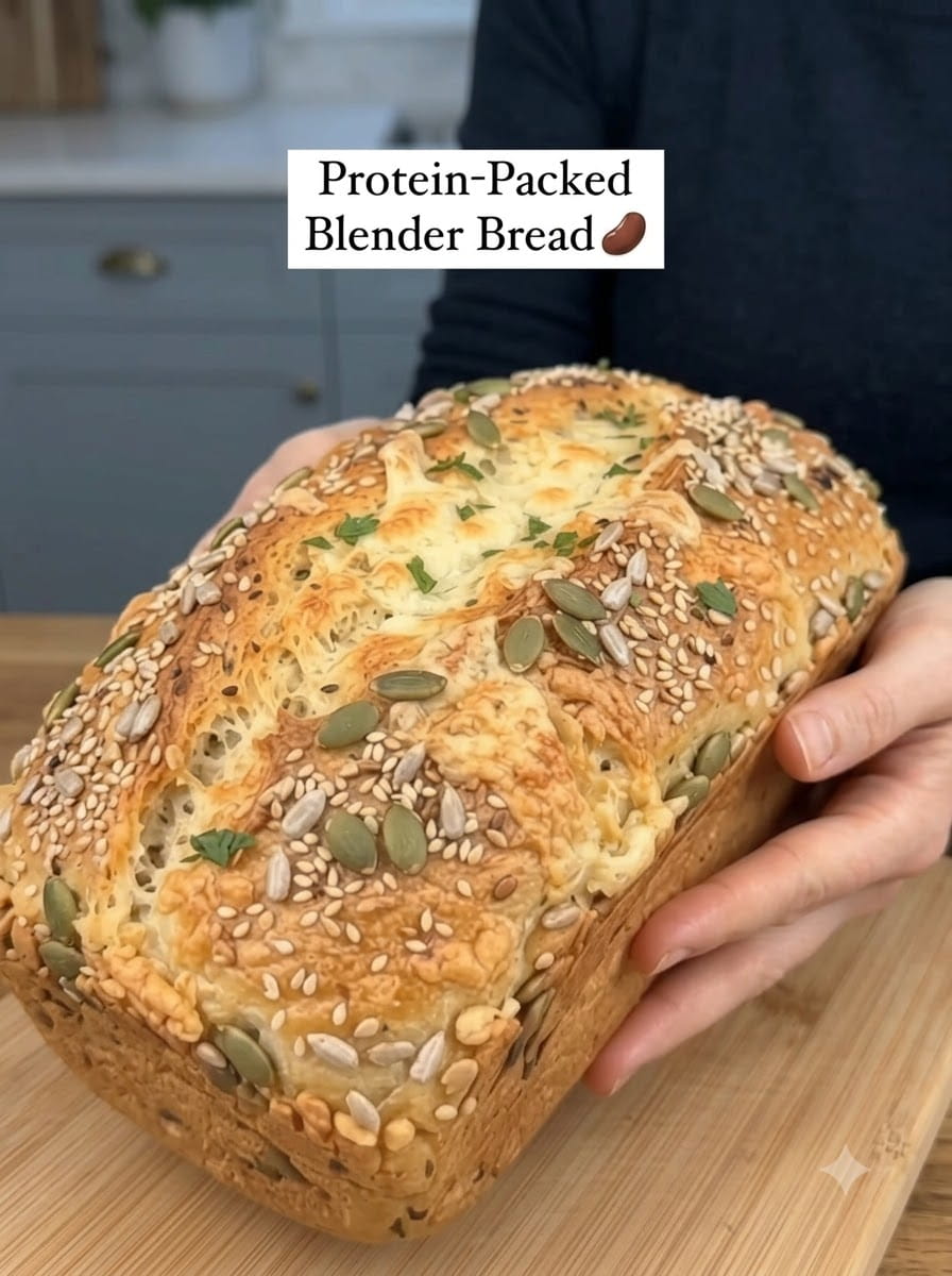 Simple Blender Lentil Bread