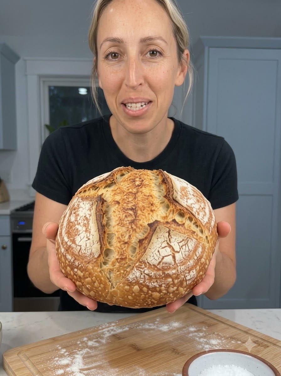 5-Ingredient No-Knead Bread for Beginners