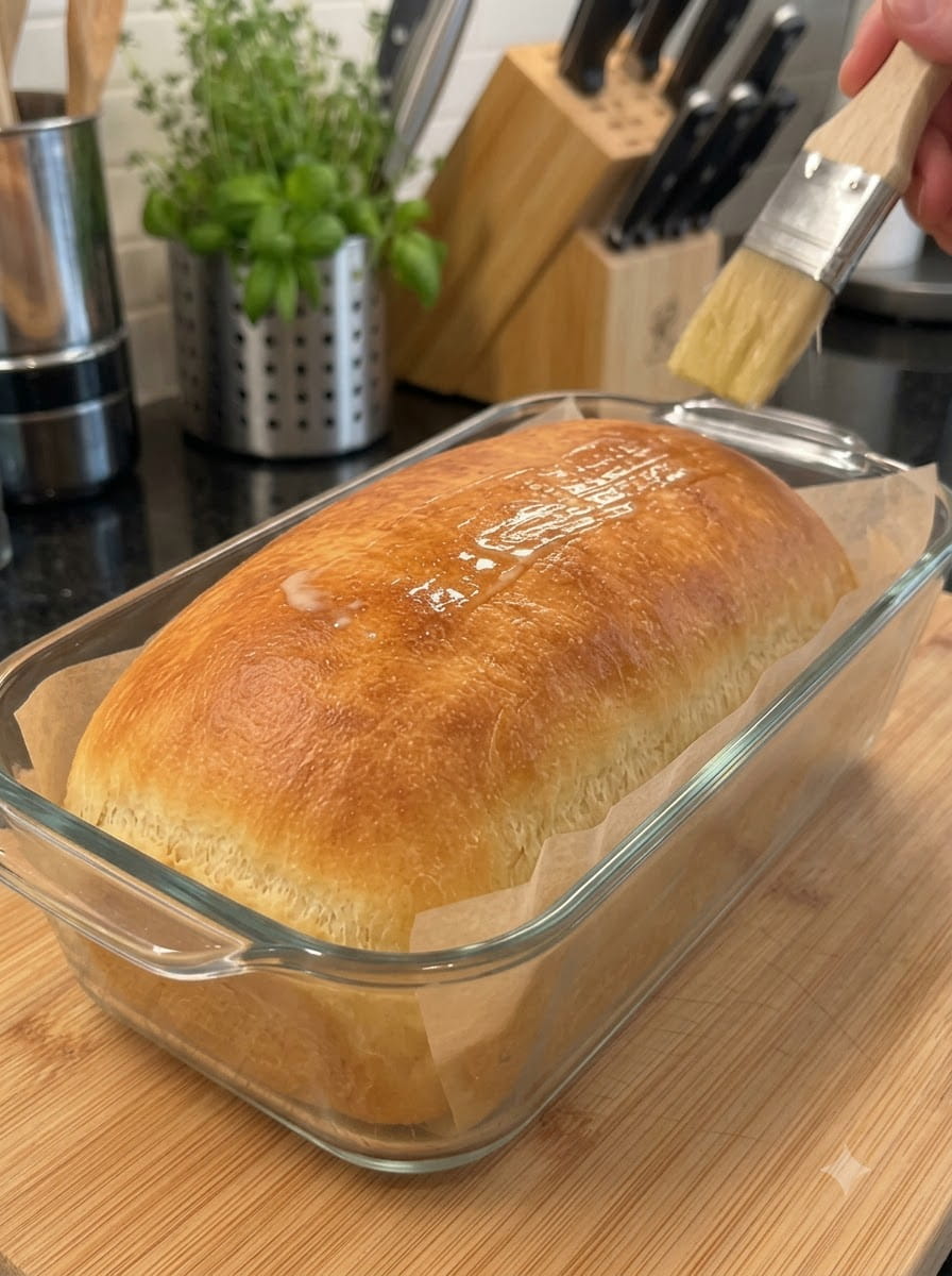 No-Knead Soft &amp; Fluffy Sandwich Bread
